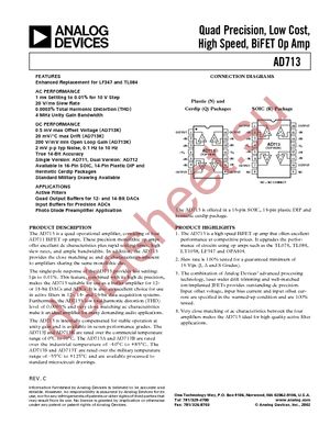 AD713BQ datasheet  